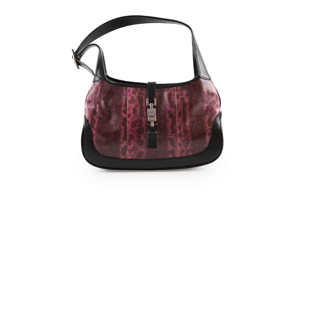 Gucci Vintage Jackie Python Shoulder Bag in Python from The Purse Affair