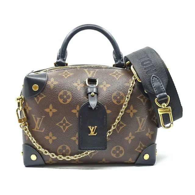 Louis Vuitton Petite Malle Souple 2-Way Shoulder Bag Monogram in Coated canvas from The Reluxe