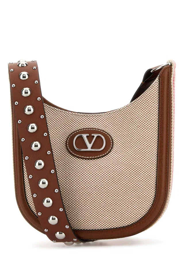 Valentino Garavani Hobo Bag — Brown in Brown Suede from HEWI
