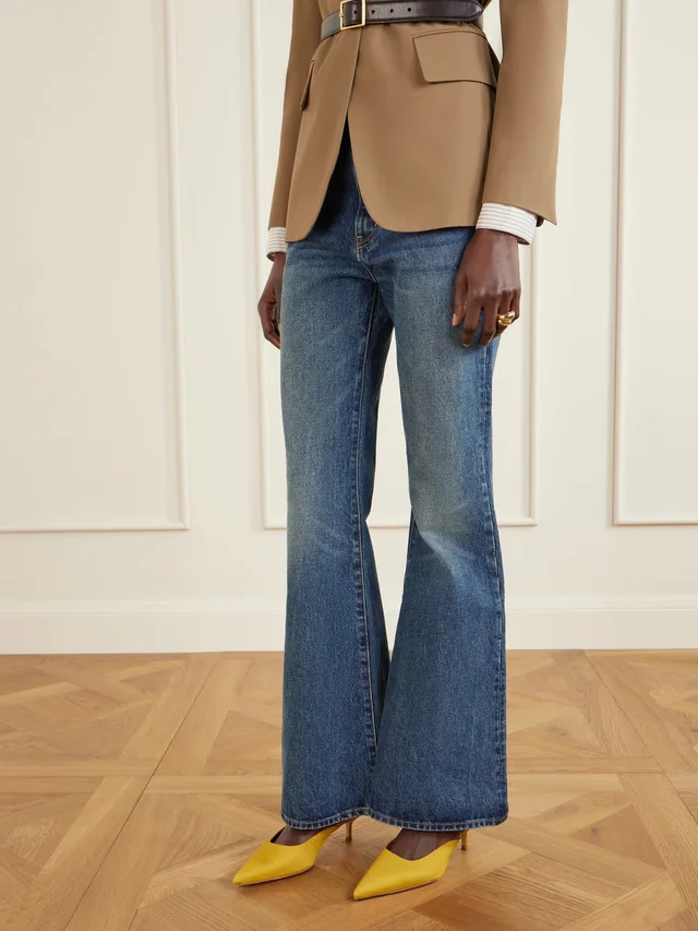 STAUD Sebastian satin mules in Metallic, photo 2 of 2 from NET-A-PORTER (Canada)