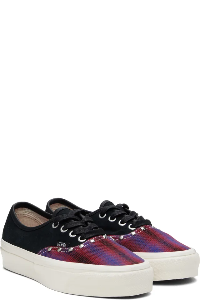 Vans Black & Purple LX Authentic Reissue 44 Sneakers, photo 4 of 5 from SSENSE