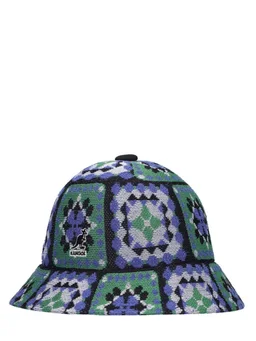 Kangol Geometric patterned bucket hat in 44% Modacrylic, 21% Polyester, 15% Acrylic, 100% Nylon, photo 2 of 6 from LUISAVIAROMA