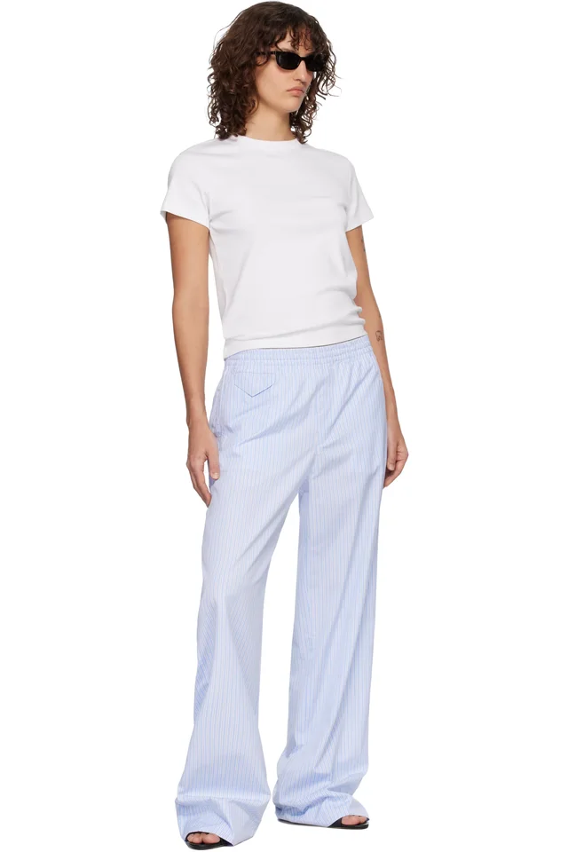 A.P.C. Blue Louise Trousers, photo 4 of 4 from SSENSE