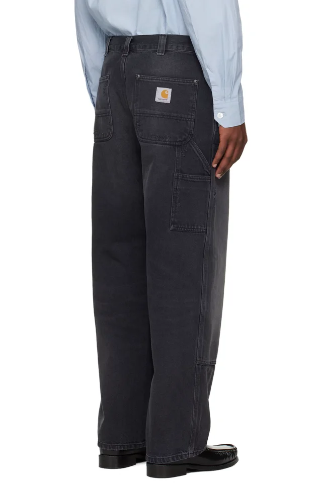Carhartt Work In Progress Gray OG Double Knee Jeans, photo 3 of 4 from SSENSE