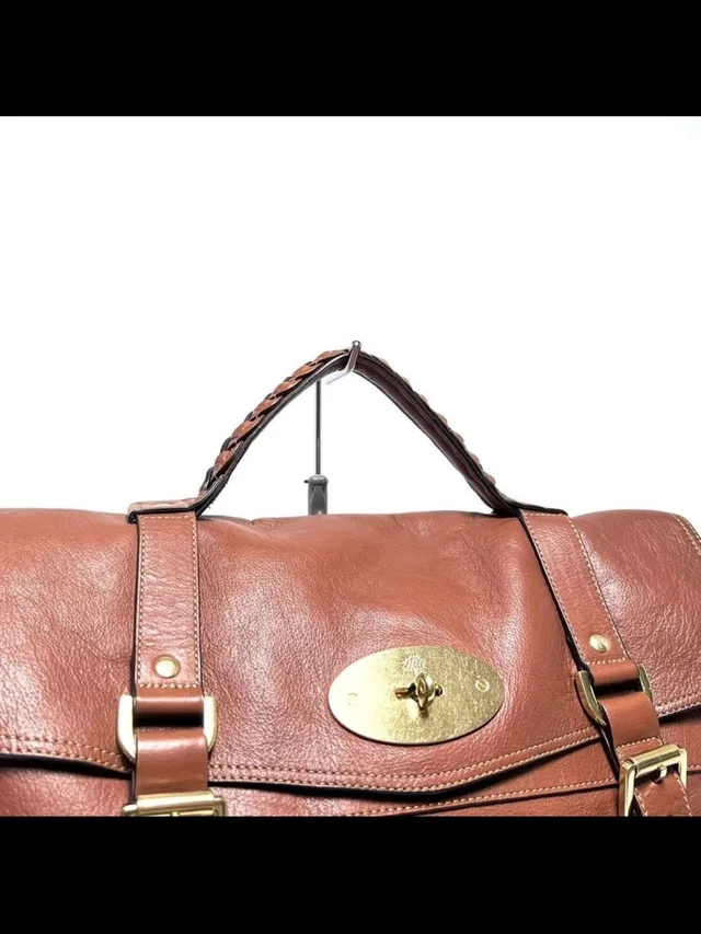 Mulberry Chestnut Brown Leather Satchel in gold|brown|red Leather from Poshmark, photo 4 of 11