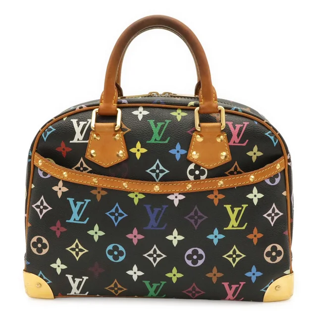 Louis Vuitton Monogram Multicolor Tourville Handbag Noir Black Gold in Black Coated canvas from The Reluxe