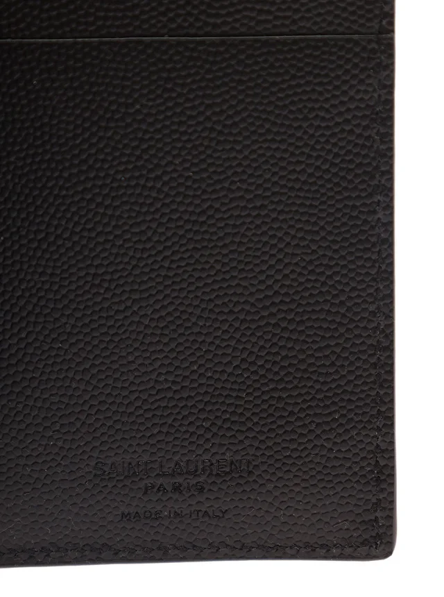 Saint Laurent Grain De Poudre Calfskin Card Case — Black Cases in Black Calfskin from HEWI, photo 2 of 2