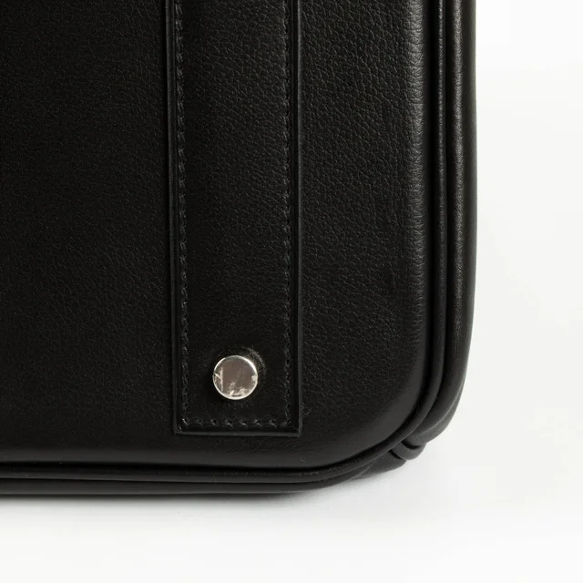 Hermès HAC Rock 40 Black Evergrain PHW in Black Leather from Labellov, photo 9 of 16