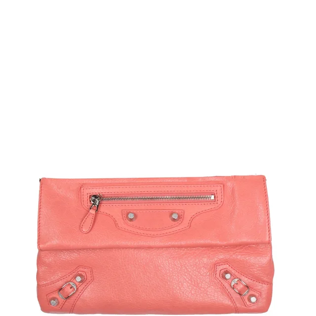 Balenciaga Envelope Clutch w/ Strap , Azalea/Silver from Cultstatus, photo 1 of 1