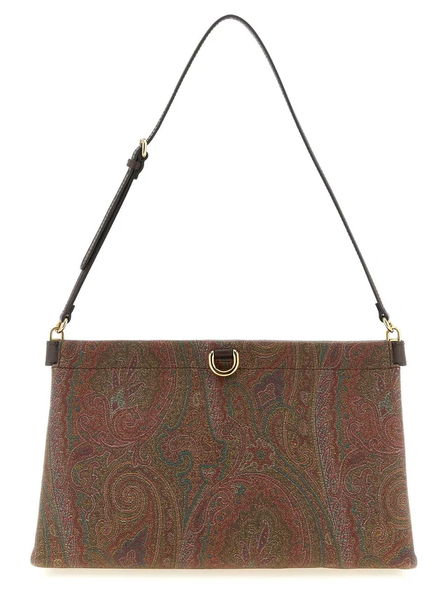 Etro Talk Clutch — Brown in Brown Leather from HEWI
