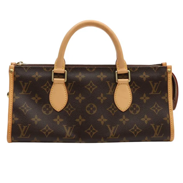Louis Vuitton 2005 Monogram Canvas Popincourt PM Brown in Brown Coated canvas from VINTAGE QOO TOKYO