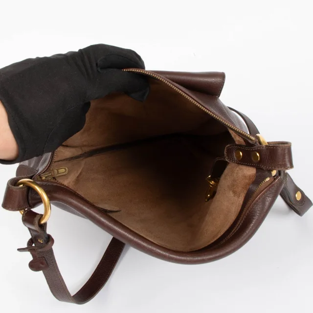 Delvaux Flou MM Crossbody in Brown Leather from Labellov, photo 4 of 4