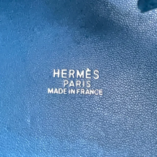 Hermès Picotin Blue Thalassa Dobris Swift Leather Size PM in Blue Swift leather from GALLERY RARE, photo 14 of 14
