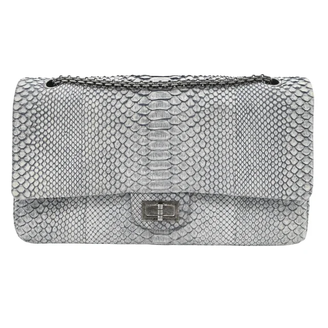 Chanel 2.55 Reissue Python Double Flap Bag in Python from Clotheshorse Anonymous