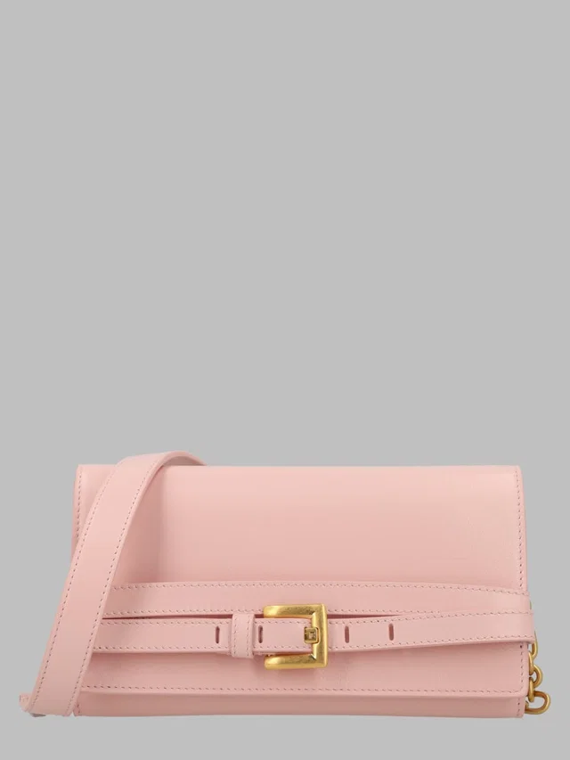 Balmain Shuffle Wallet — Pink Leather & Purses in Pink Leather from HEWI