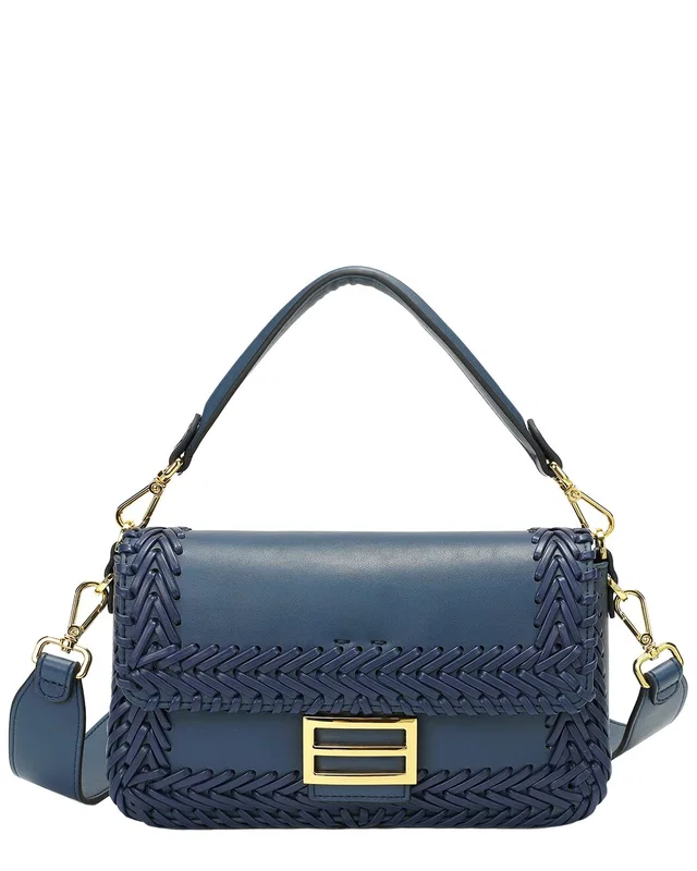 Tiffany & Fred Paris Italian Leather Hand-Woven Shoulder Bag, image 1 of 1 from Rue La La