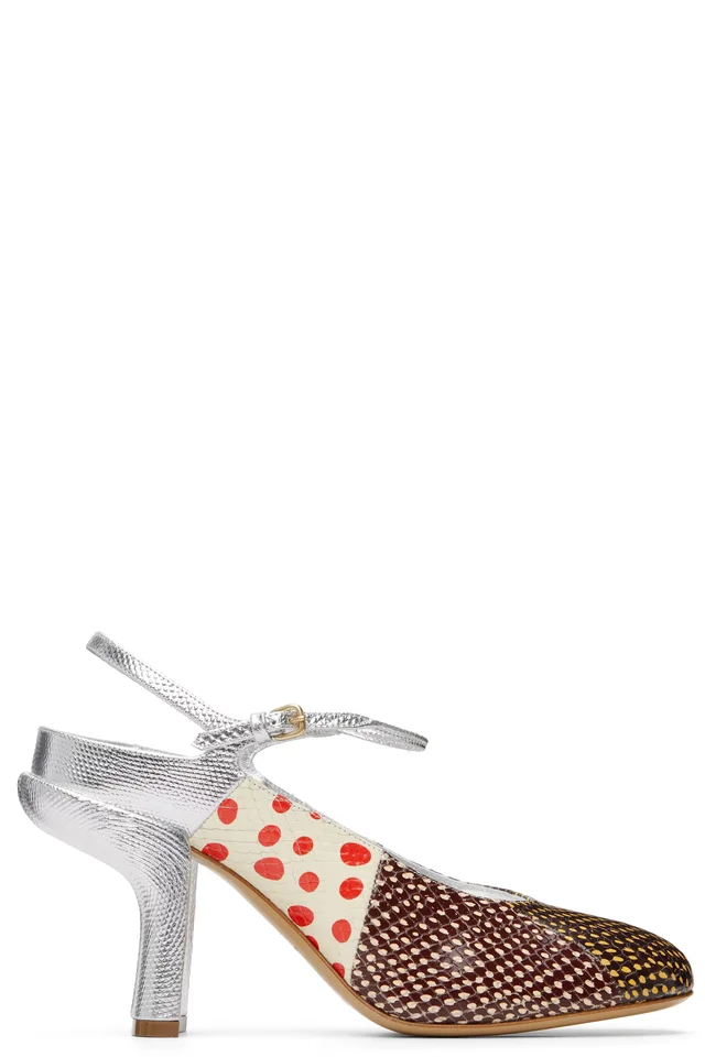 Multicolor Patchwork Heels, image 1 of 1 from SSENSE