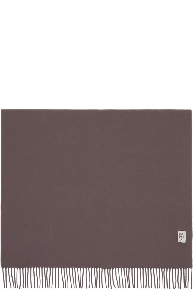 Vivienne Westwood Brown Nuria Scarf, photo 2 of 3 from SSENSE