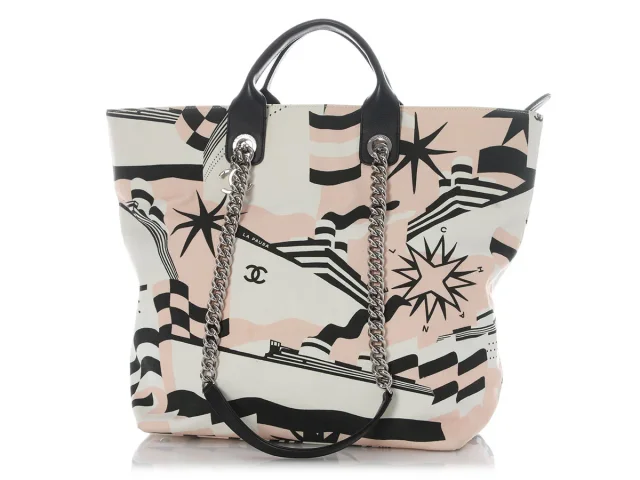 Chanel Large La Pausa Bay Shopping Tote in Canvas from Ann's Fabulous Finds, photo 2 of 9