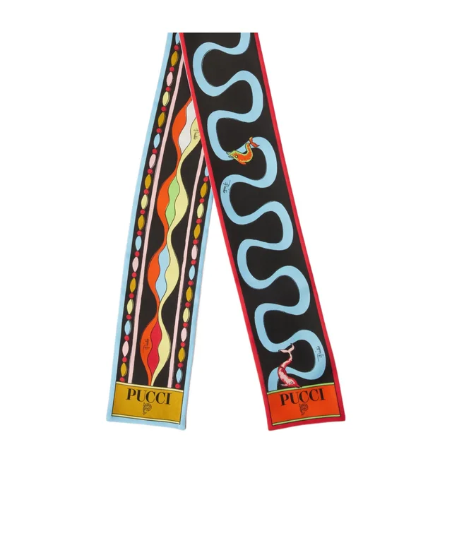 Emilio Pucci Mixed Print Silk Bandeau, photo 2 of 4 from SENSER