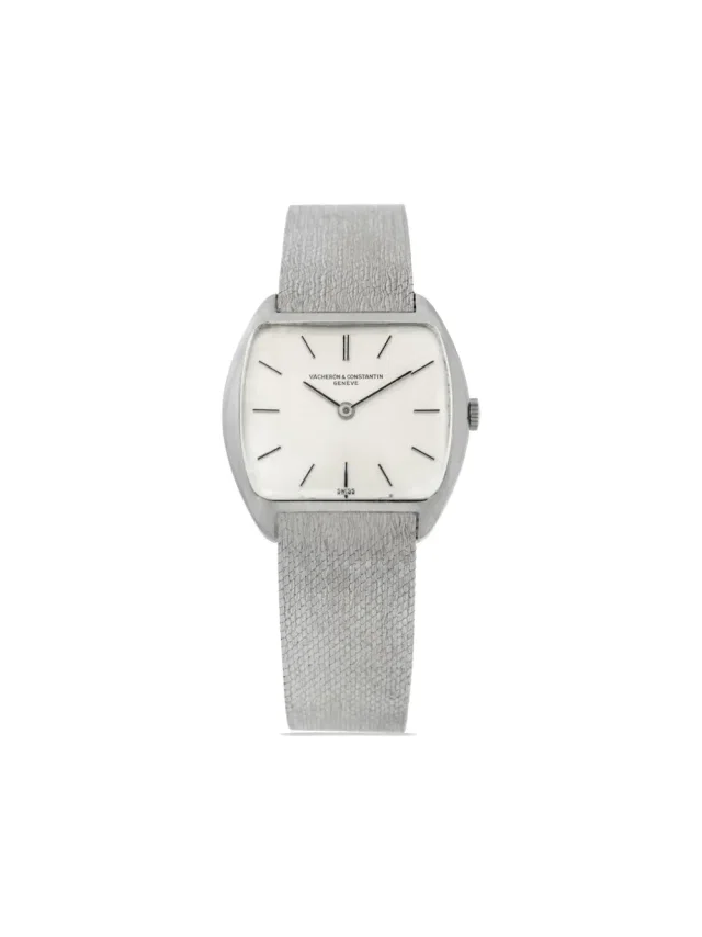 Vacheron Constantin pre-owned Meister 30mm - unisex - 18kt White Gold in white from Farfetch