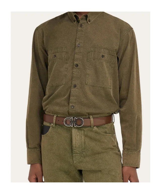 Salvatore Ferragamo Reversible and adjustable Gancini belt, photo 4 of 5 from SENSER