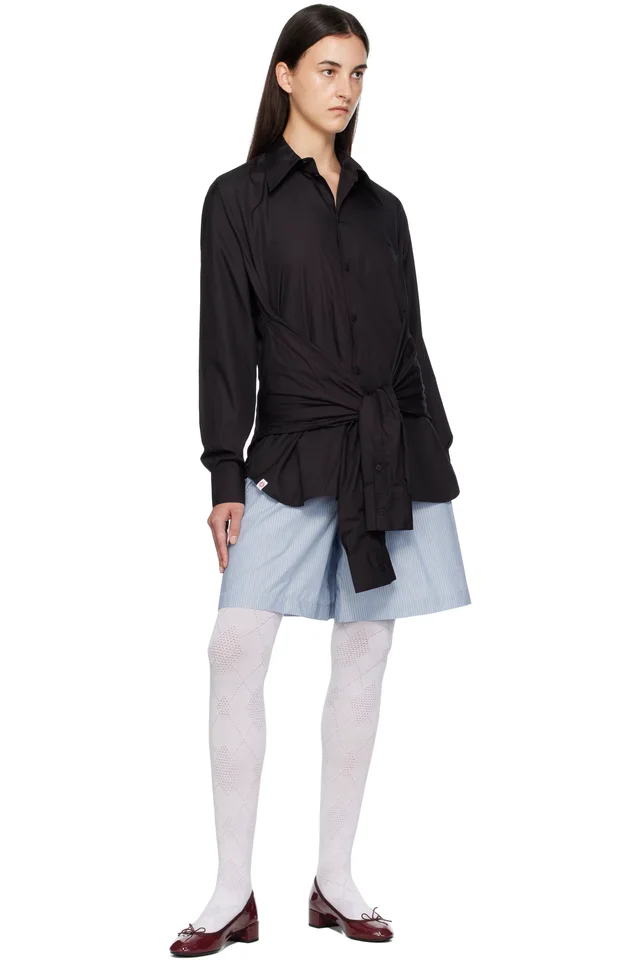 Charles Jeffrey LOVERBOY Black Hug Shirt, photo 4 of 4 from SSENSE