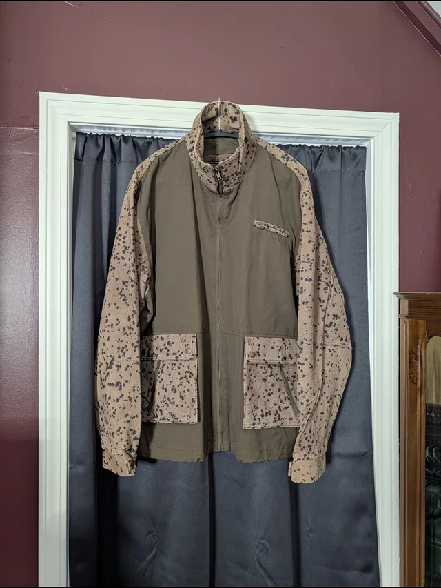 Loro Piana Storm System Fabric Leather Paneled Zip-Up Cargo Parka Jacket Xxl in brown|red Leather from Poshmark