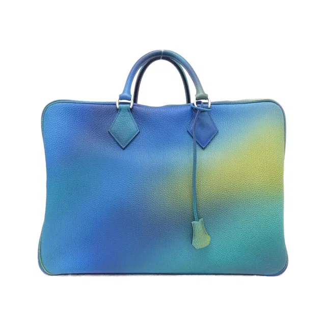 Hermès Cosmos Plume Full Toe 45 Boston Bag in Togo leather from The Reluxe