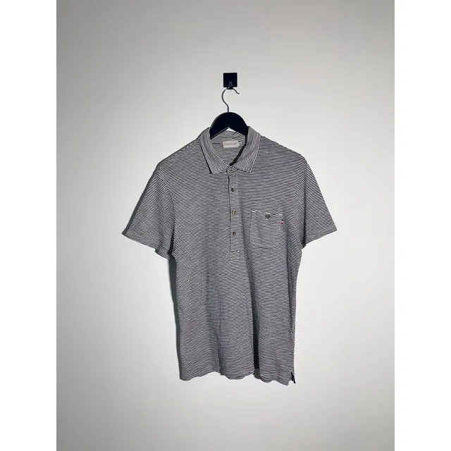 Moncler Polo Luxury France Chest Logo Casual Vintage in Grey, Men's (Size Medium) in gray from Grailed