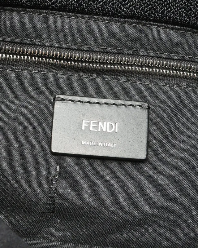 Fendi Zucca Baguette Bum/Crossbody Bag in Canvas from A Retro Tale, photo 10 of 13