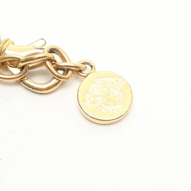 Versace Medusa Rhinestone Chain Necklace from A Retro Tale, photo 5 of 7