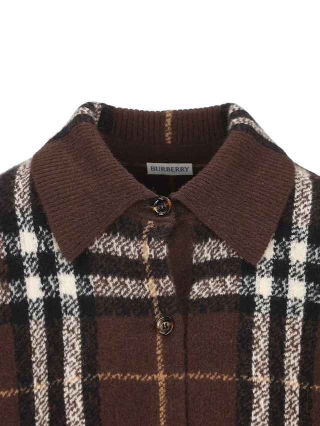 Burberry Check Cashmere Overshirt, photo 3 of 3 from SENSER