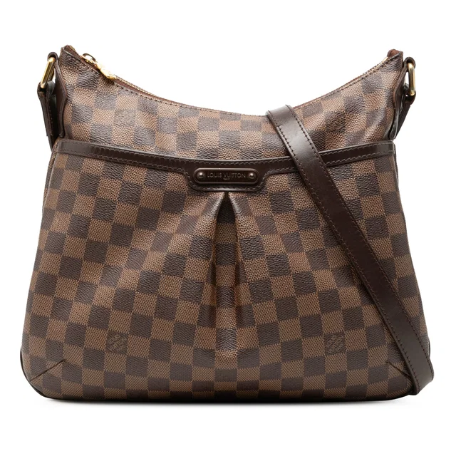 Brown Louis Vuitton Damier Ebene Bloomsbury PM Crossbody Bag in Brown Canvas from Designer Revival