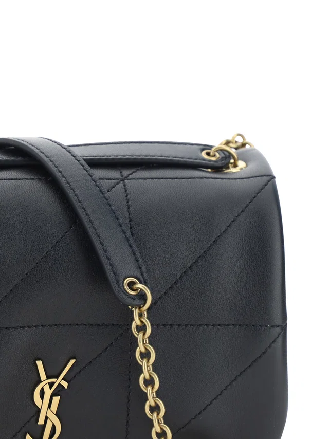 Saint Laurent Jamie Shoulder Bag — Black Lambskin in Black Lambskin from HEWI