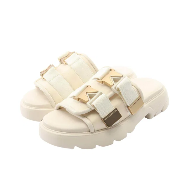 Bottega Veneta FLASH Leather Nylon Sandals in Nylon from LuxUness