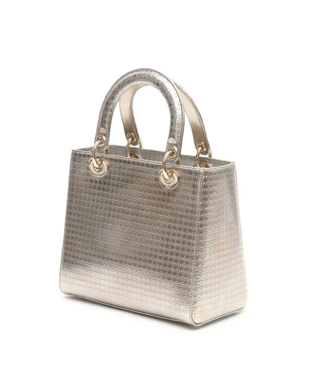 Medium Cannage Lady Dior Bag in Leather from A Retro Tale, photo 3 of 13