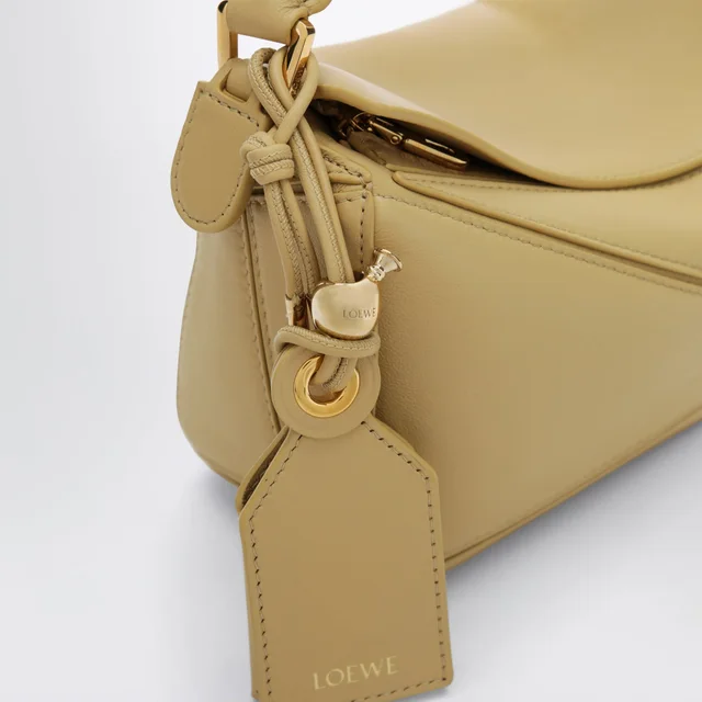 Loewe Puzzle Featherlight bag in butter-coloured nappa leather, photo 6 of 7 from SENSER
