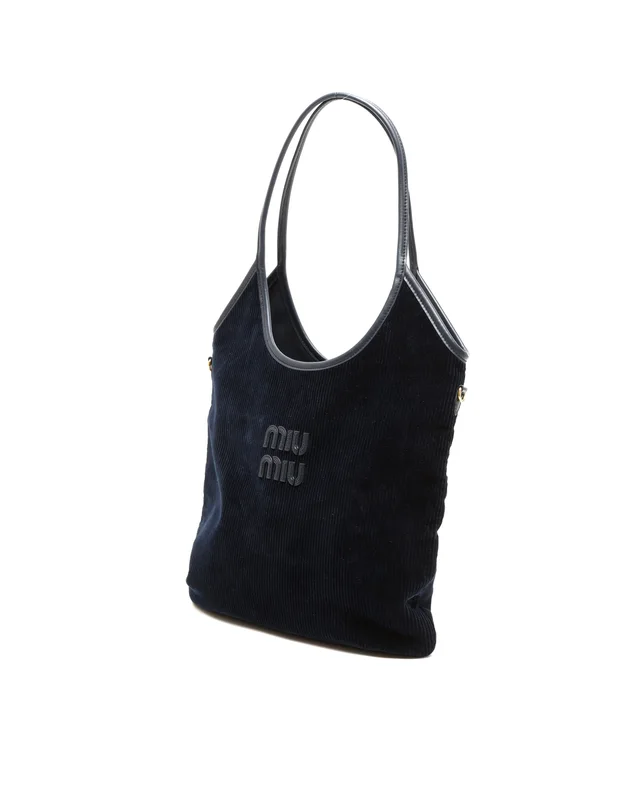 Miu Miu Ivy Corduroy Tote Bag in Leather from A Retro Tale, photo 2 of 7