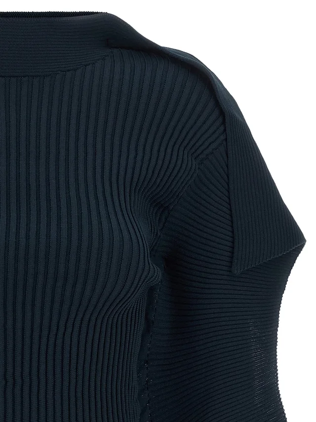 Issey Miyake Prance Pleated Sculptural Top, photo 3 of 4 from SENSER