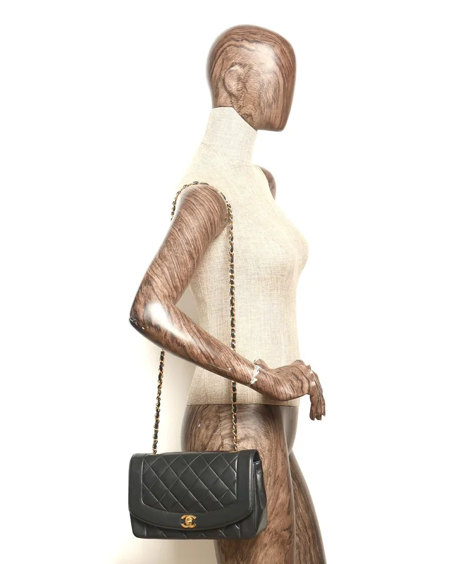 Chanel CC Medium Diana Flap Bag in Woven leather from A Retro Tale, photo 11 of 11