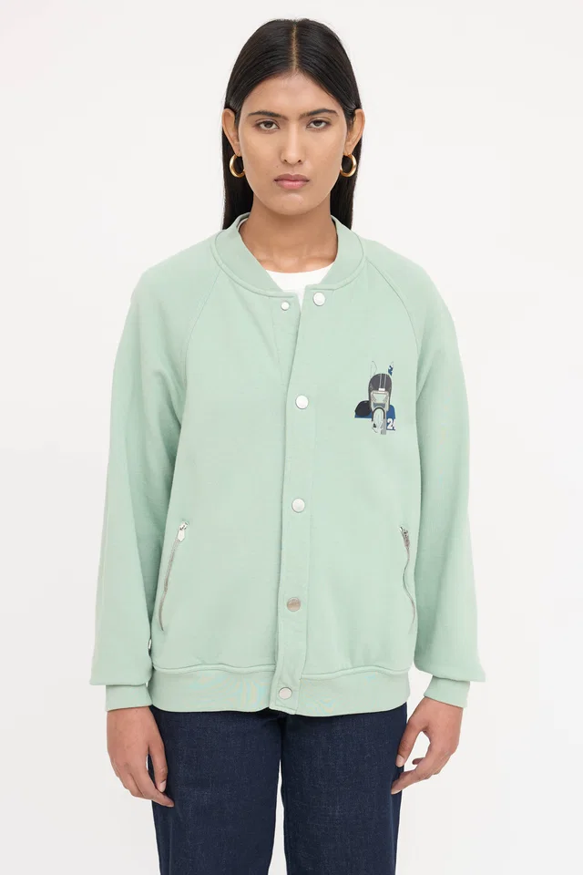Hermès Graphic Varsity Jacket from VSP Consignment
