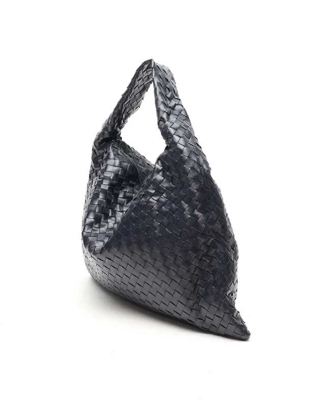 Bottega Veneta Large Hop Intrecciato Tote Bag in Woven leather from A Retro Tale, photo 3 of 8