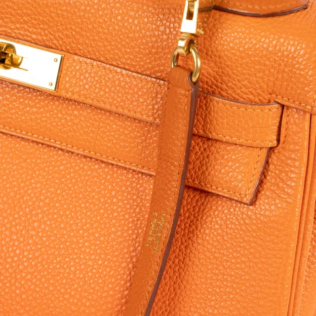 Hermès Kelly 32 Orange Togo GHW in Orange Togo leather from Labellov, photo 7 of 18