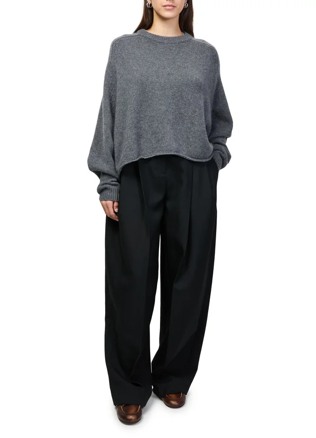 LISA YANG Karine cashmere sweater in Grey 100% cashmere, photo 2 of 6 from 24S (US)