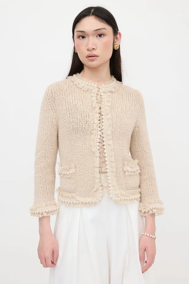 Chanel FW 2005 Cashmere Cardigan in Cashmere from VSP Consignment