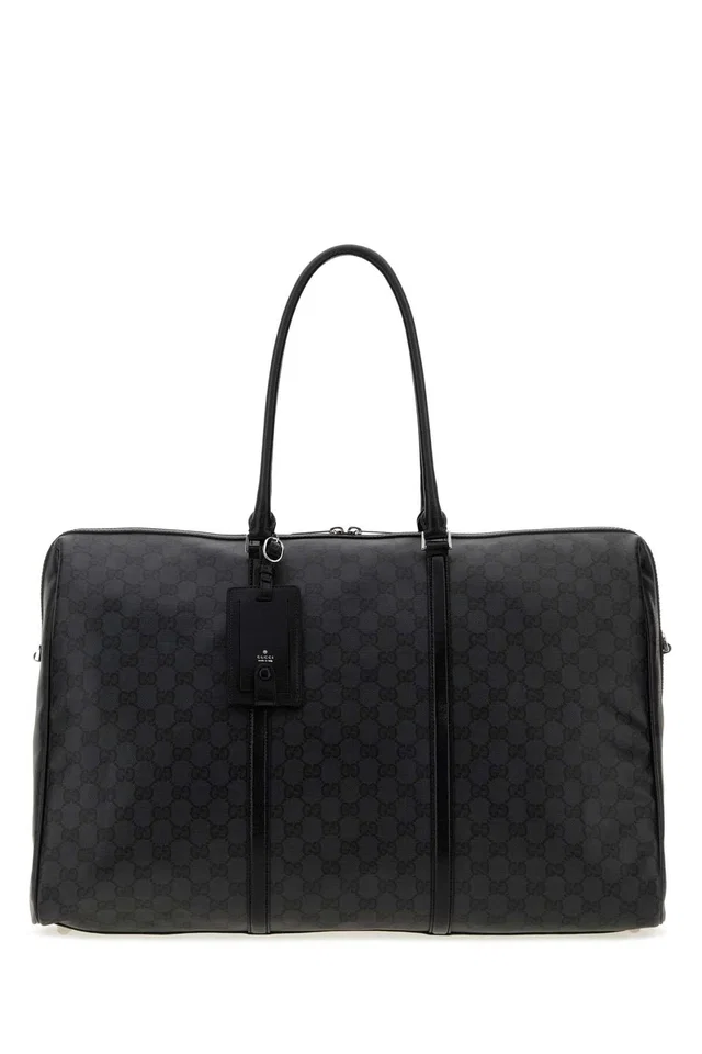 Gucci Travel Bag — Black in Black Canvas from HEWI