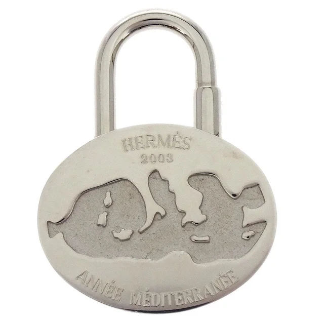Hermès 2003 Mediterranean Cadena Padlock Silver in Silver from AMORE Vintage Tokyo