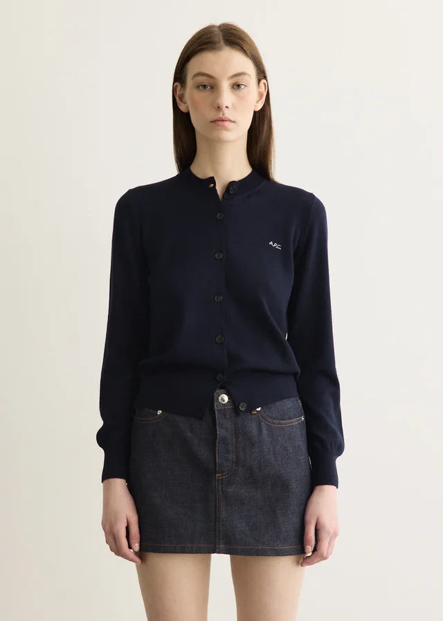 A.P.C. Rosa Cardigan in Blue from Incu, photo 1 of 1