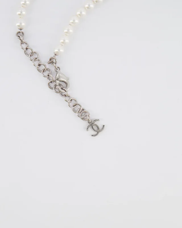 Chanel 25B Pearl Long Necklace in Blue from Sellier, photo 4 of 4